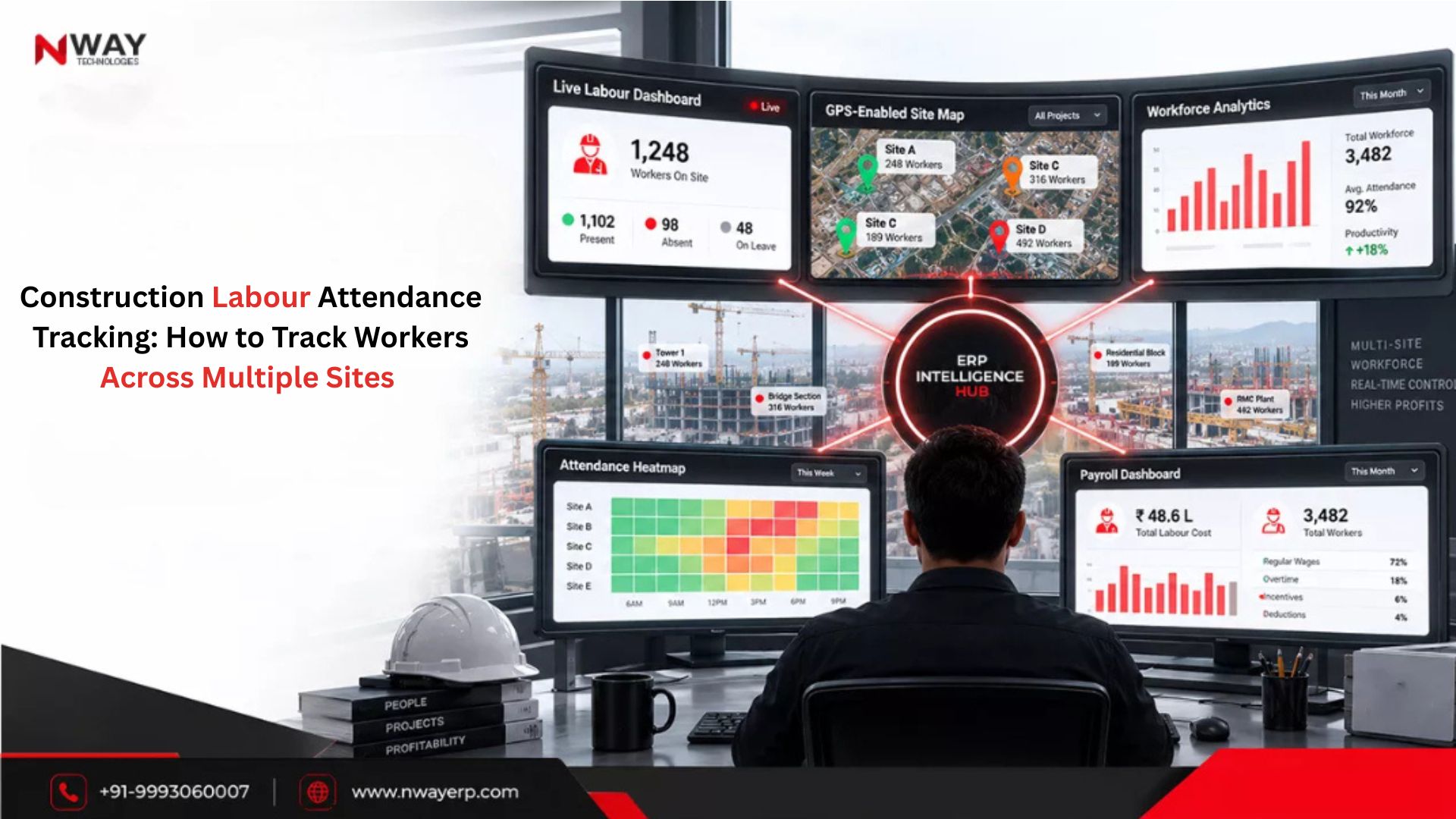 Construction Labour Attendance Tracking: How to Track Workers Across Multiple Sites