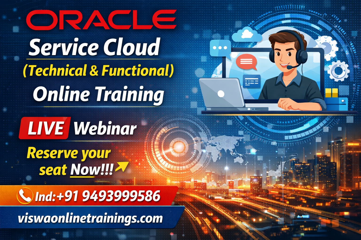 Best Oracle Service Cloud Online Training Institute in Hyderabad