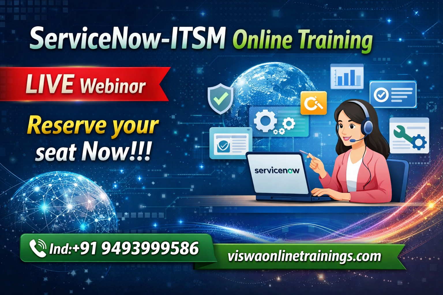 ServiceNow ITSM Online Training & Certification From India