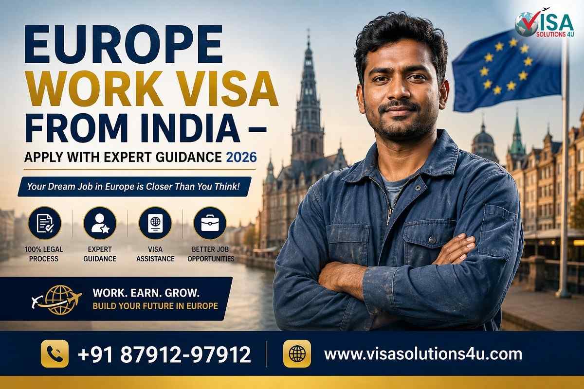 How to Apply for a Europe Work Visa from India in 2026
