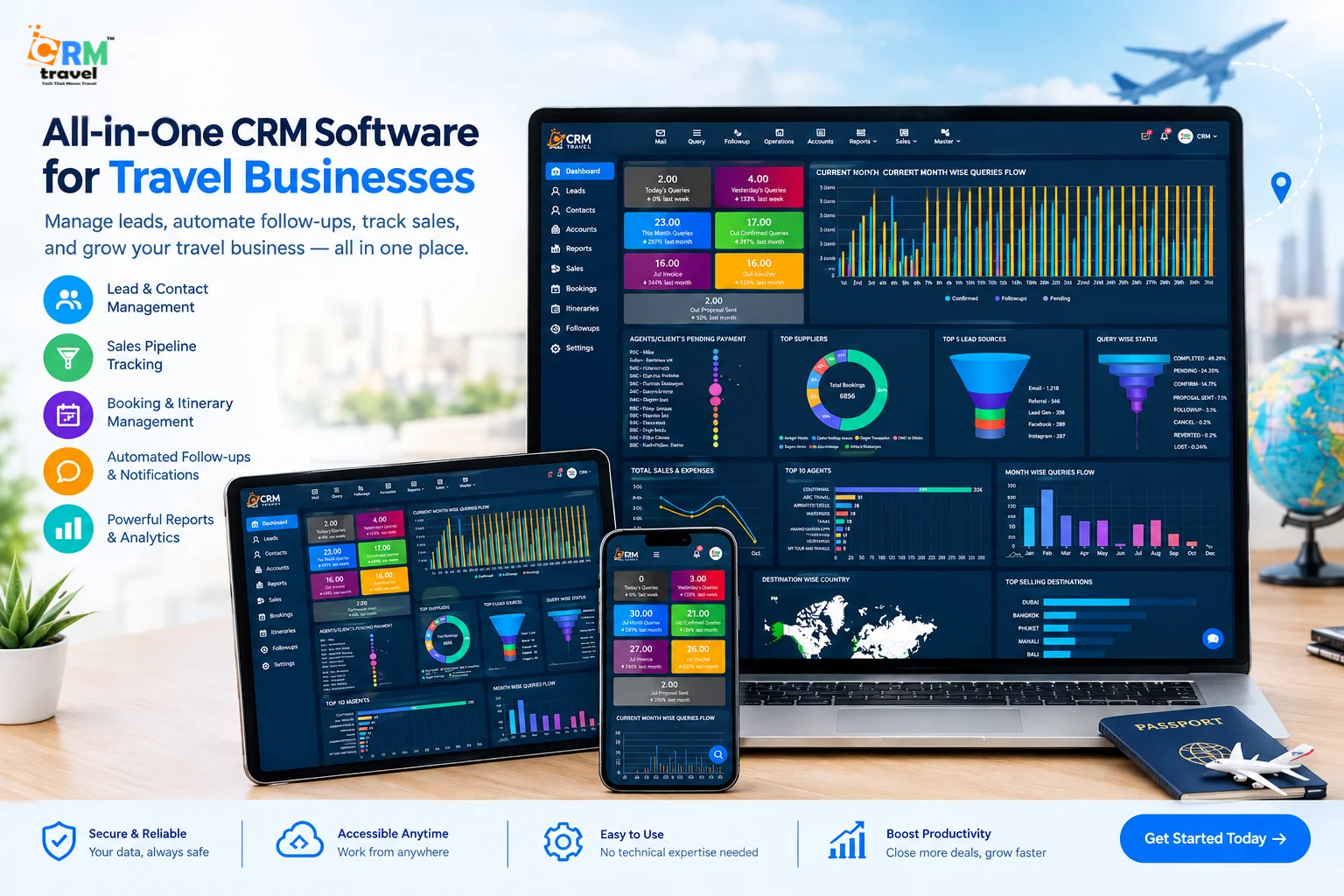 Best CRM for Travel Agency