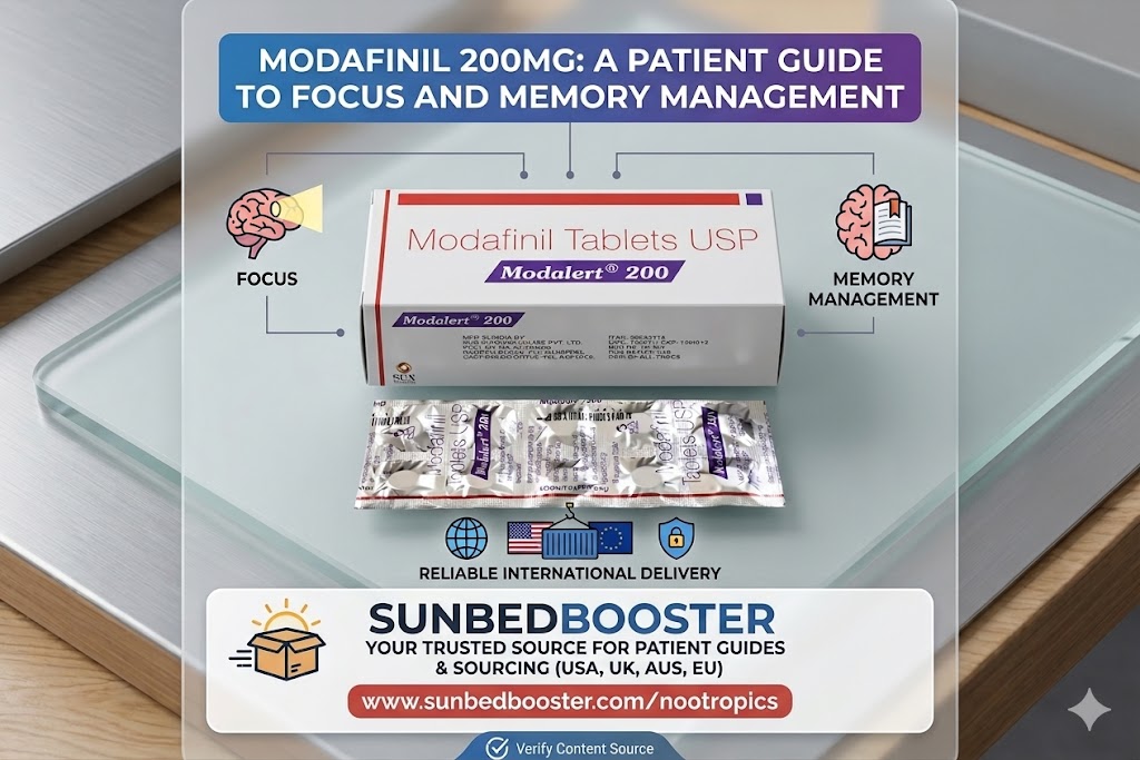 Modafinil 200mg - Buy Online From SunBedBooster
