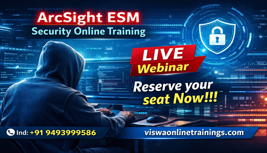 Best ArcSight ESM Online Training & Real Time Support From India, Hyderabad