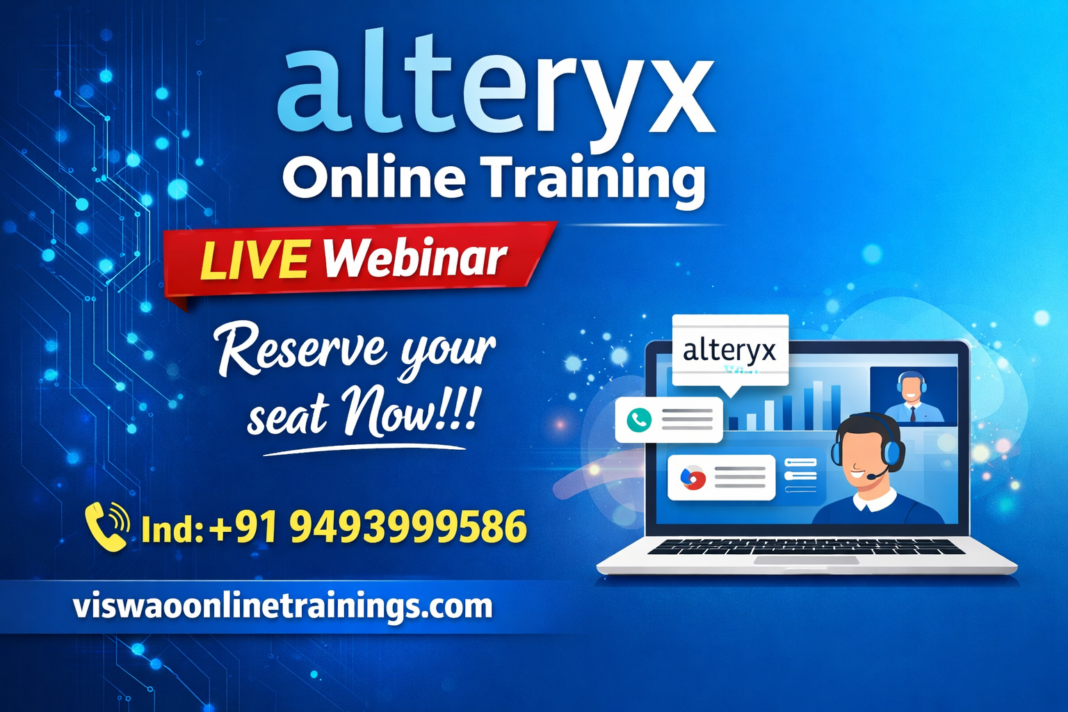 Alteryx Online Training by Real-time Trainer in India