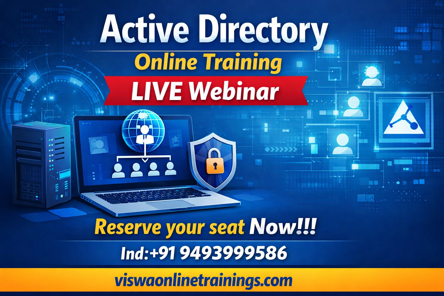 Active Directory Online Coaching Classes In India, Hyderabad