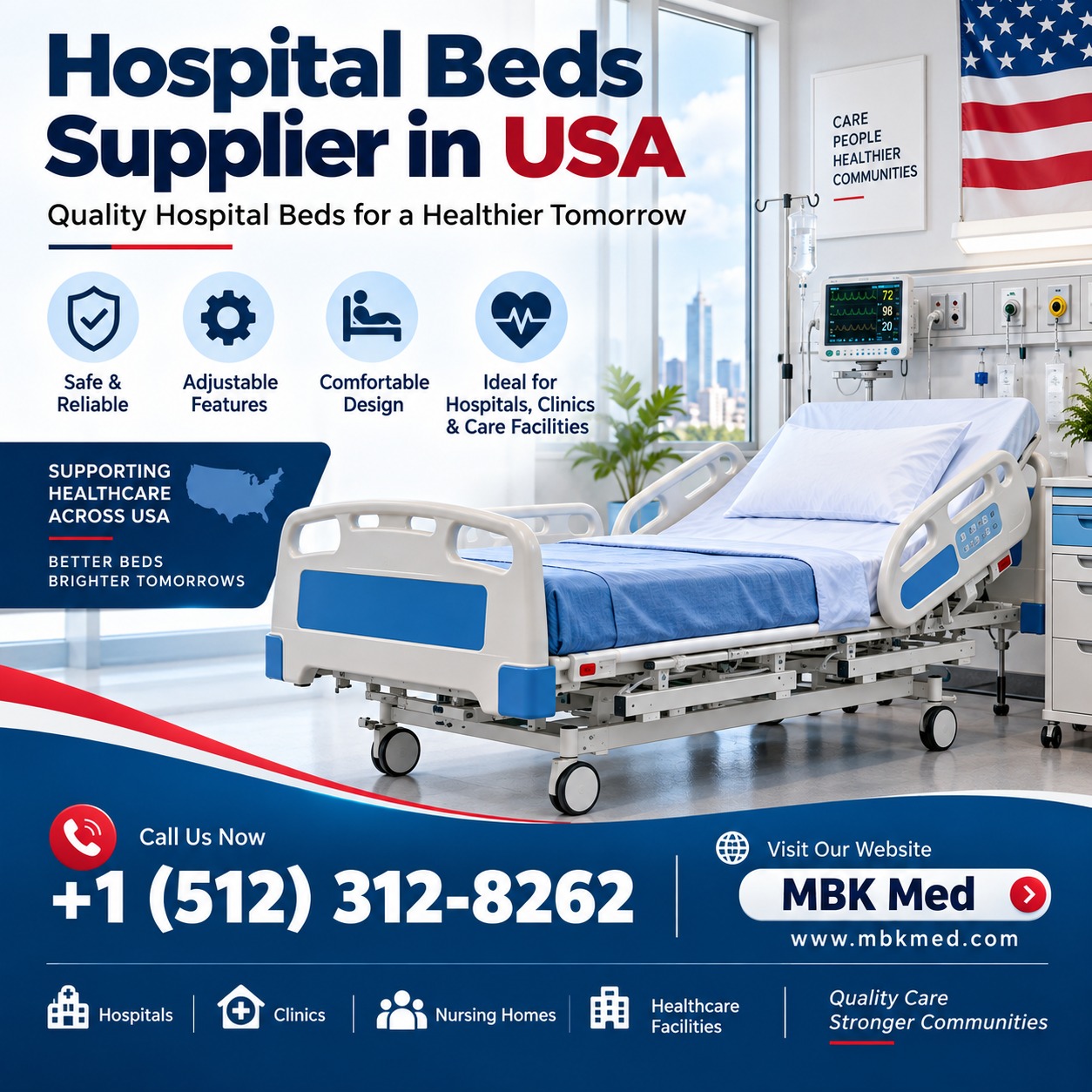 Hospital Beds Supplier in USA for Medical Needs