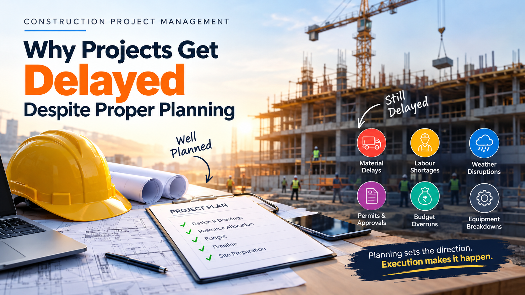 Construction Project Management: Why Projects Get Delayed Despite Proper Planning