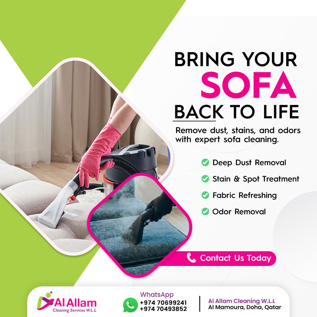 Sofa Cleaning – Doha, Qatar