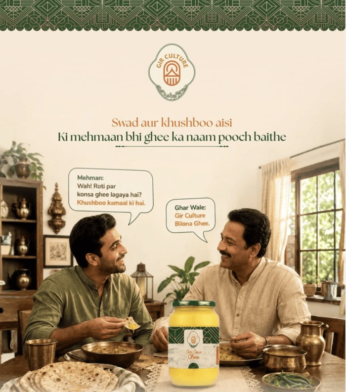 Gir Culture Pure A2 Gir Cow Ghee – Taste & Aroma That Makes Guests Ask for the Name