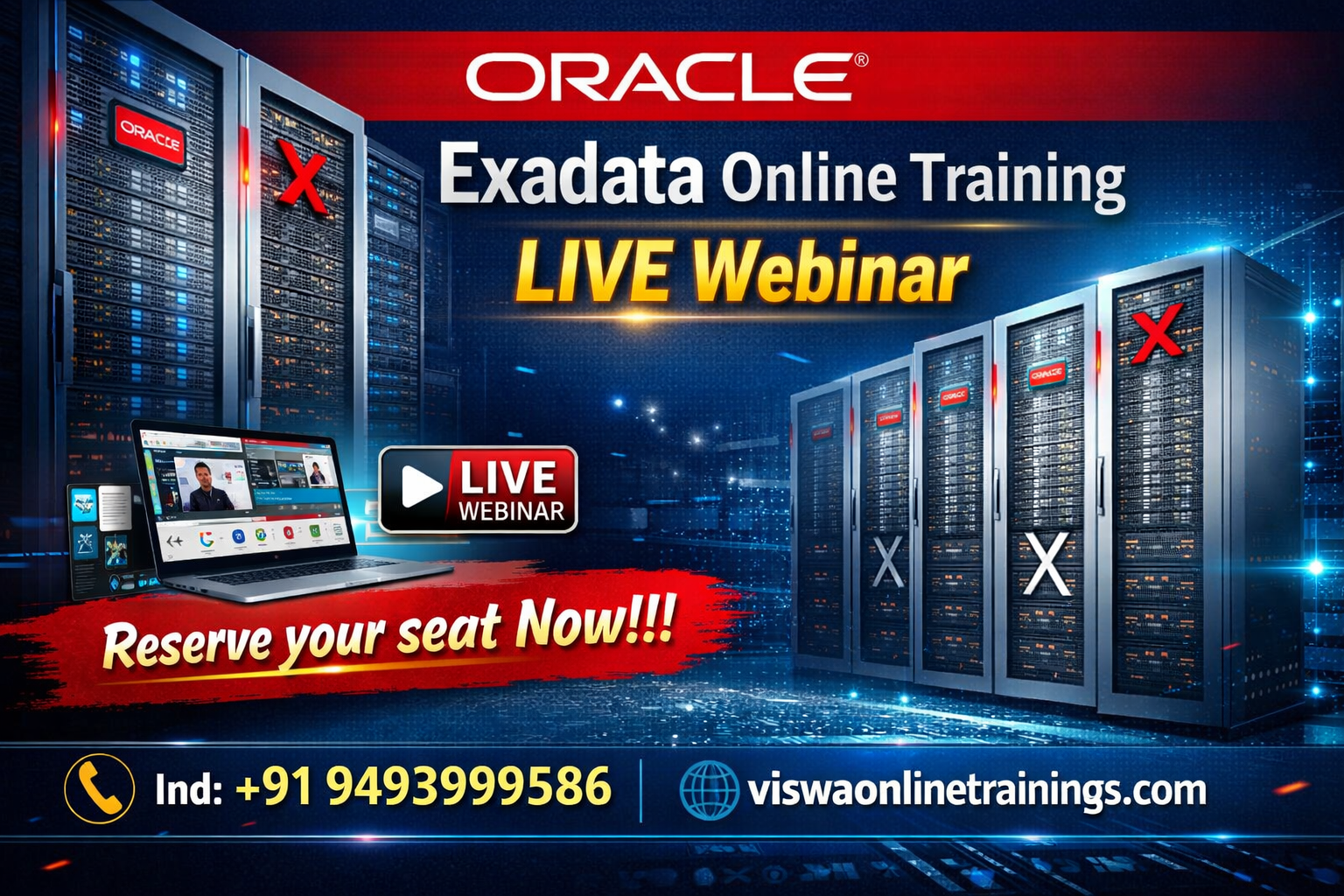 Oracle Exadata Online Training by Real-time Trainer in India