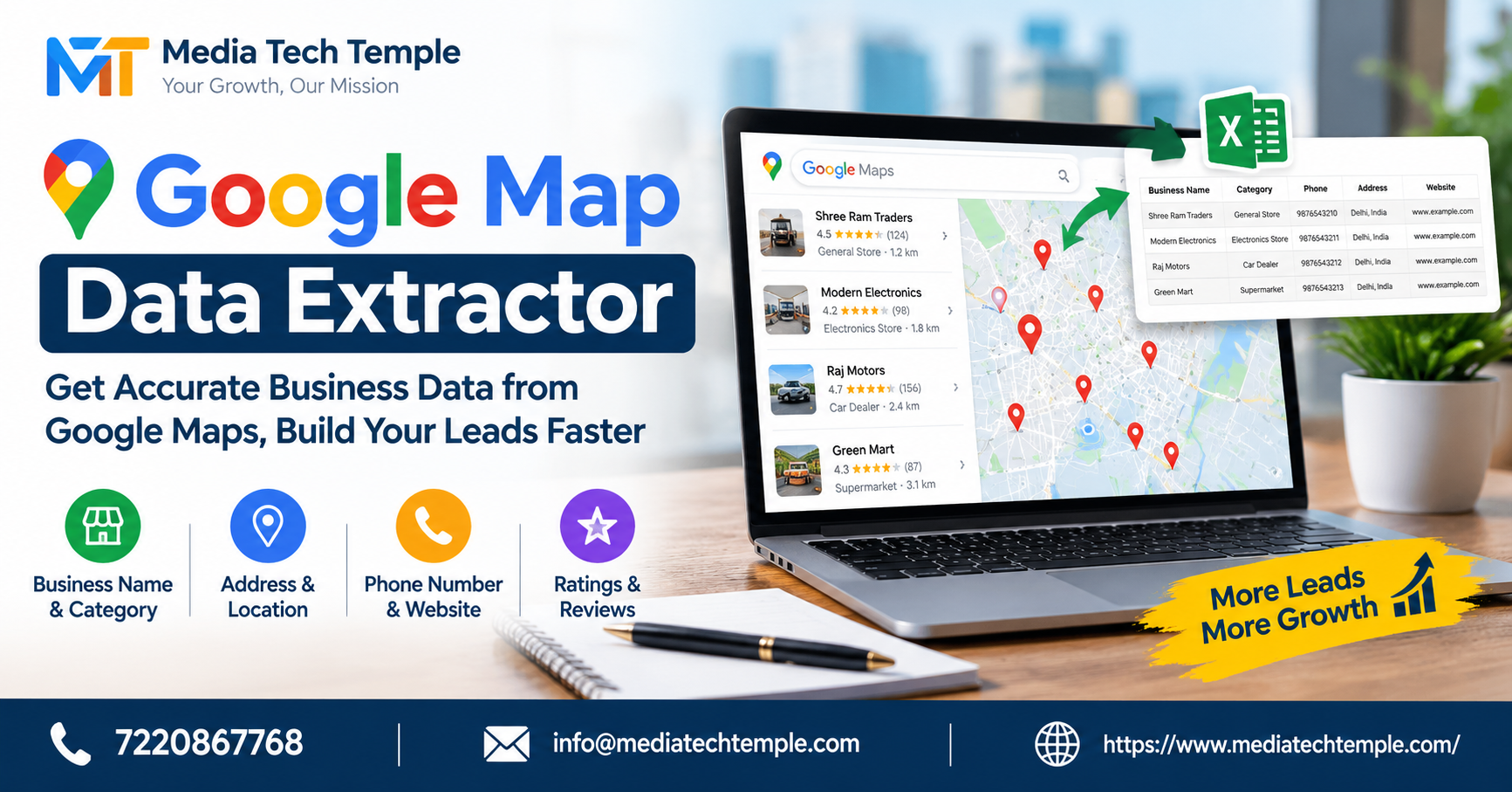Google Map Data Extractor