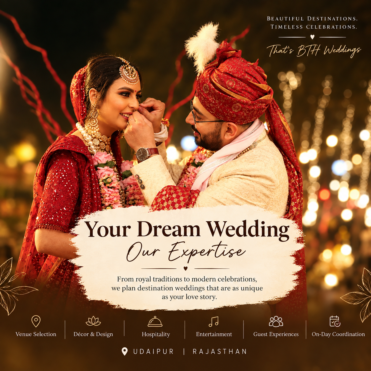 BTH Weddings - Best Destination Wedding Planner in Udaipur, Rajasthan