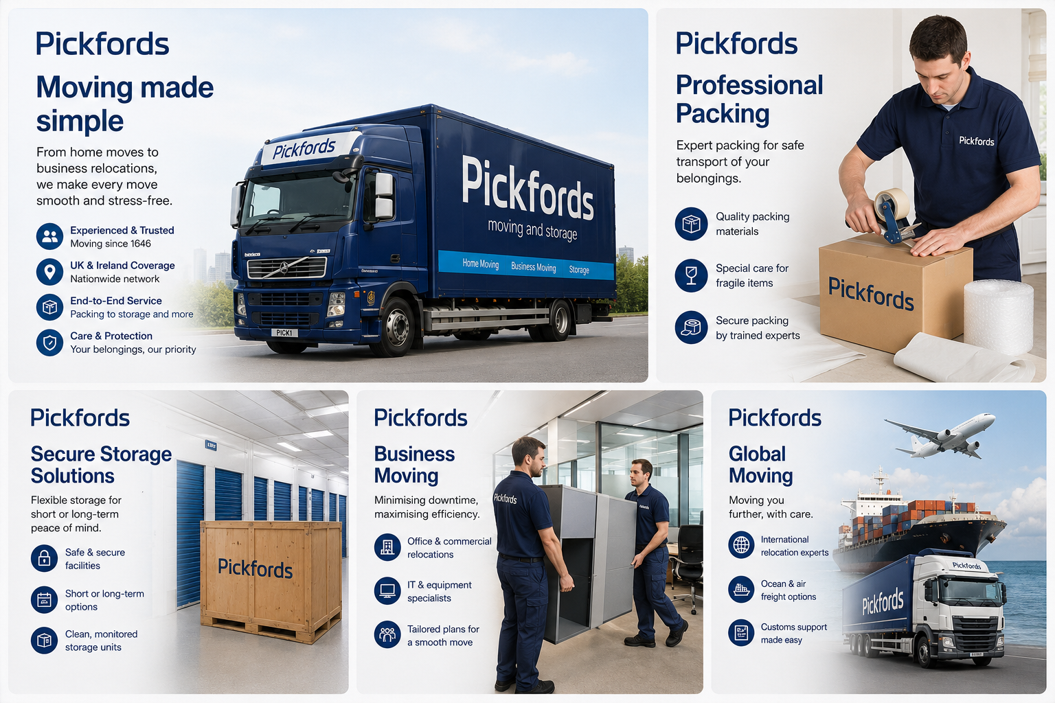 Business and Domestic Removals in the UK | Pickfords