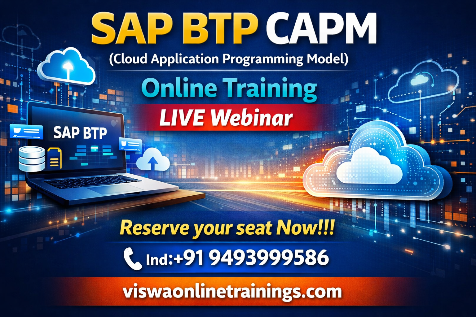 SAP BTP CAPM Certification Online Training from India, Hyderabad