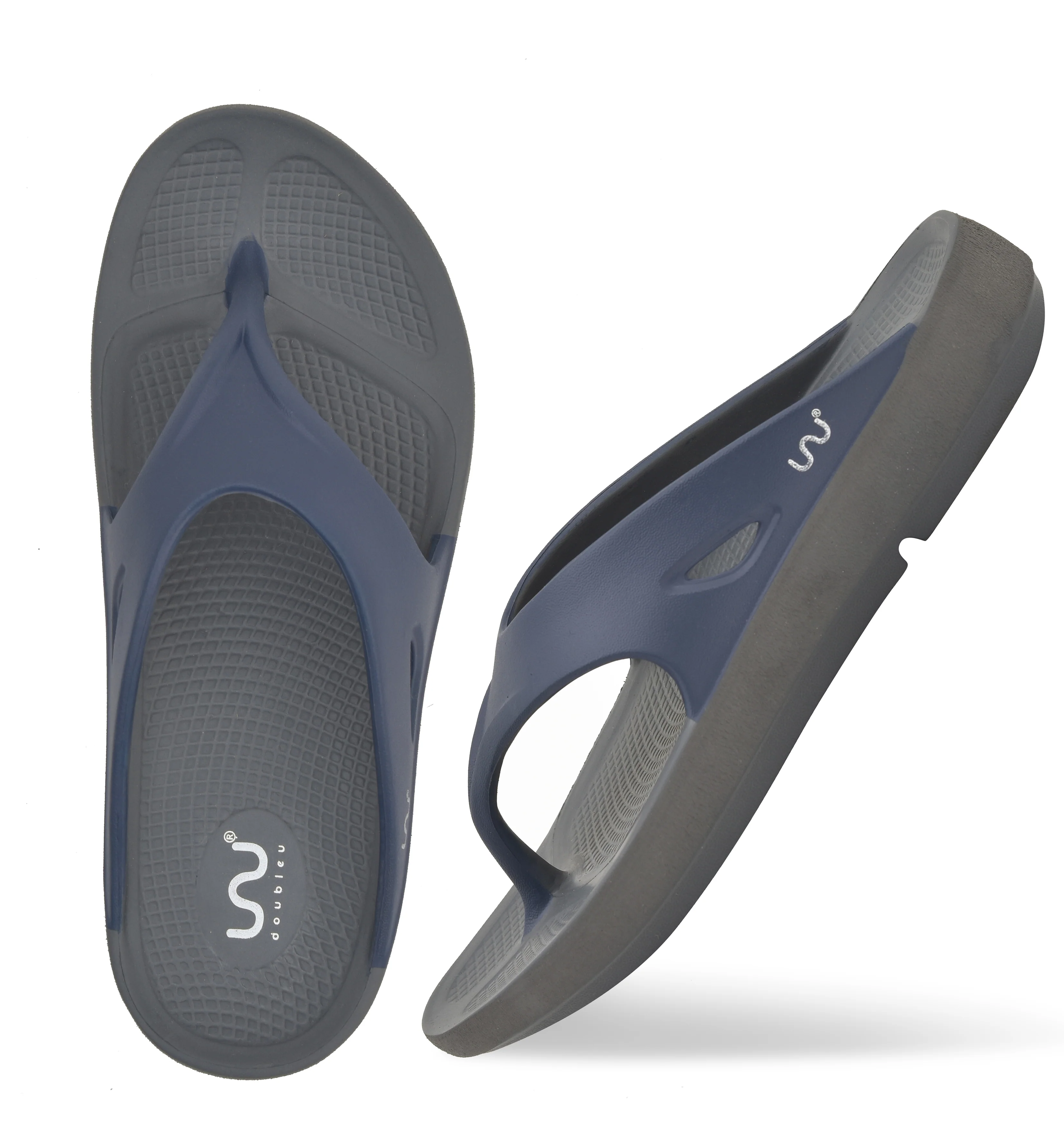 Comfort Men Comfortable Slipper Carbon-Navy-Blue