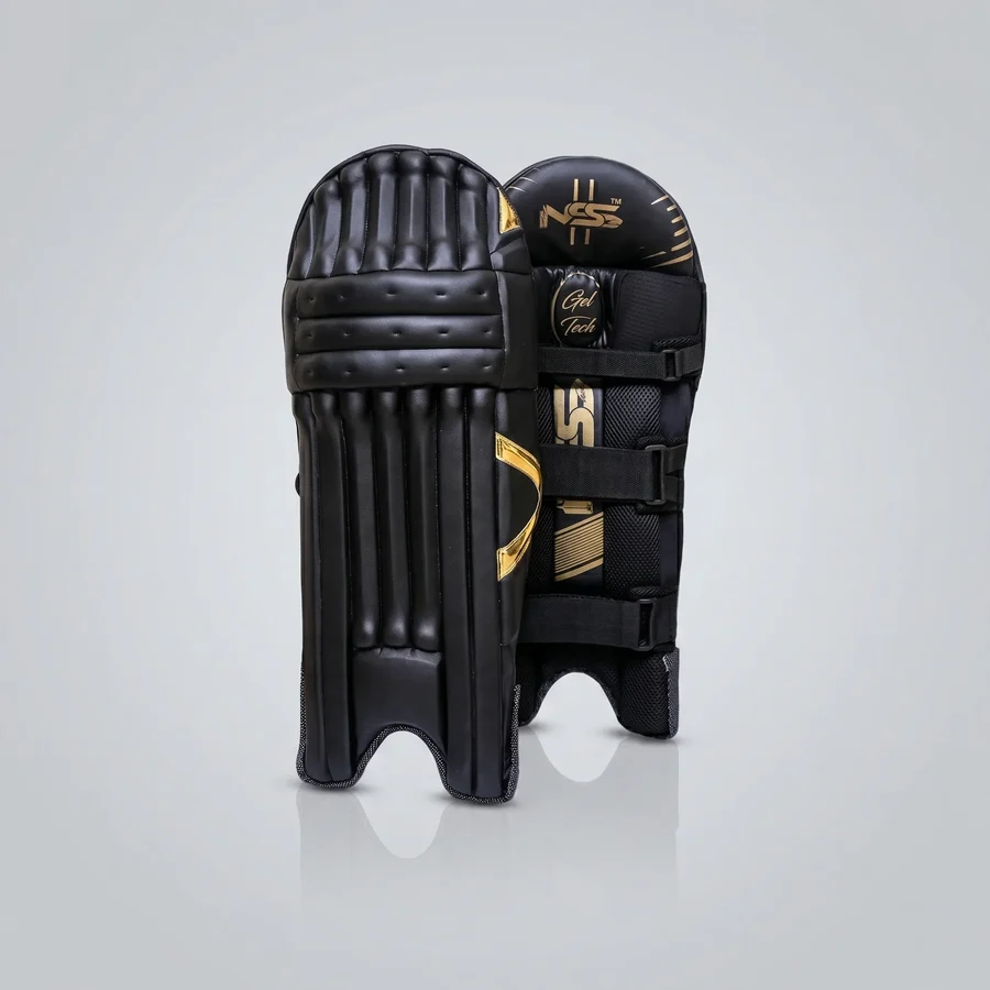 NSS 710 Gel Tech Black Batting Pads