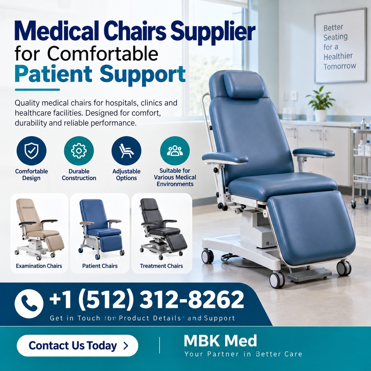Medical Chairs Supplier for Comfortable Patient Support