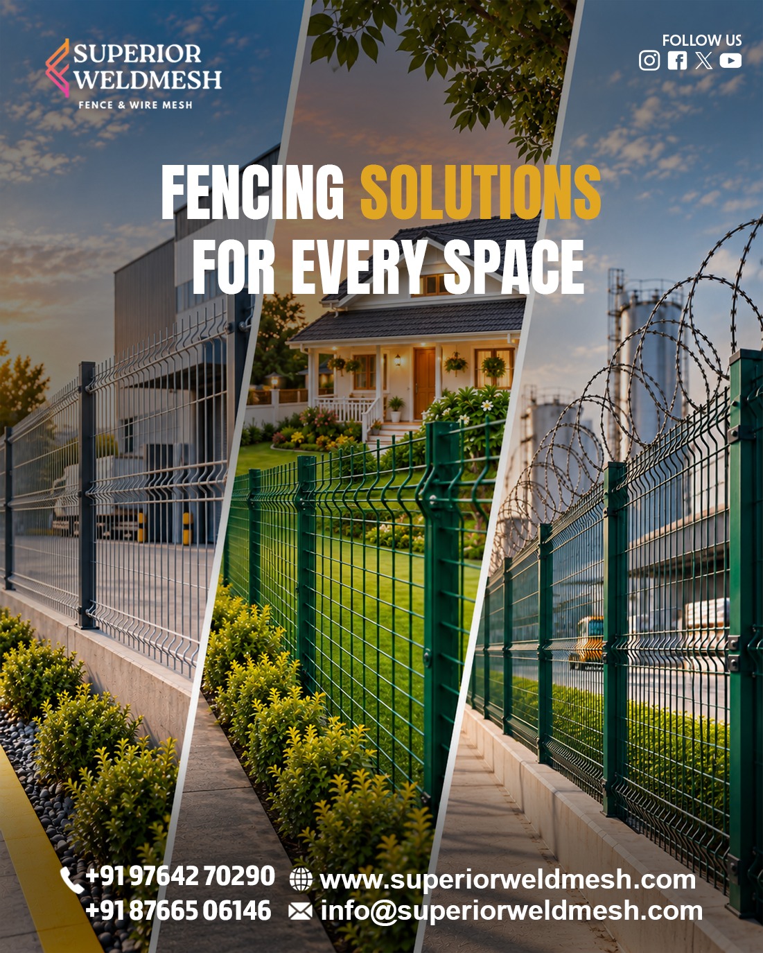 Anti Climb Mesh Fence | Superior Weldmesh