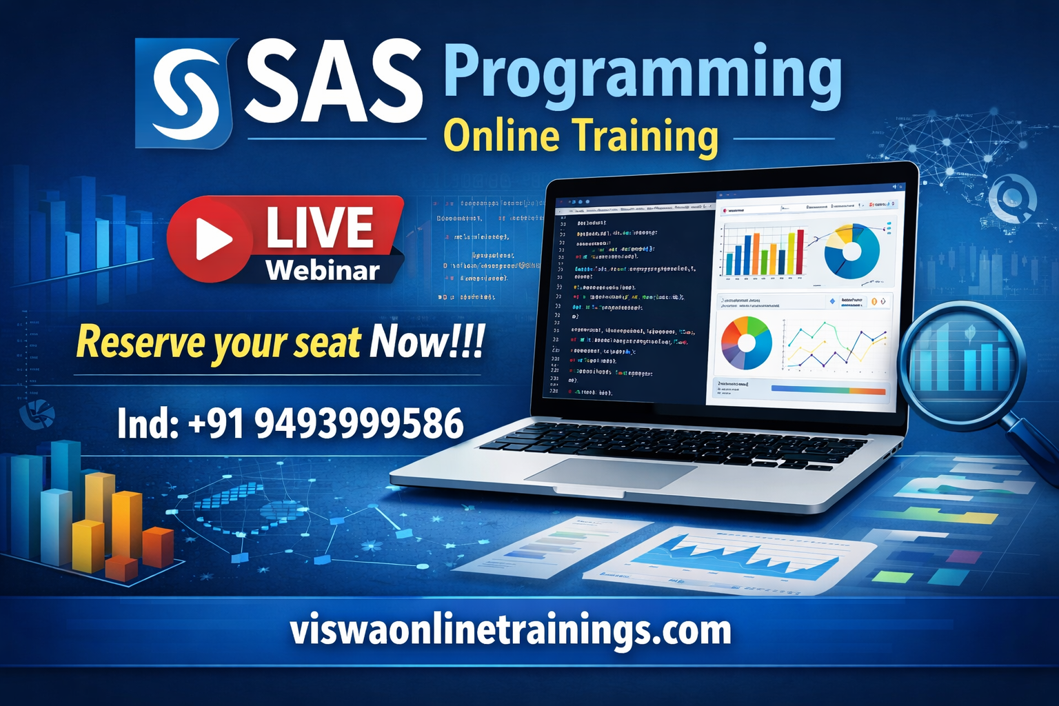 SAS Programming Online Training by Real-time Trainer in India