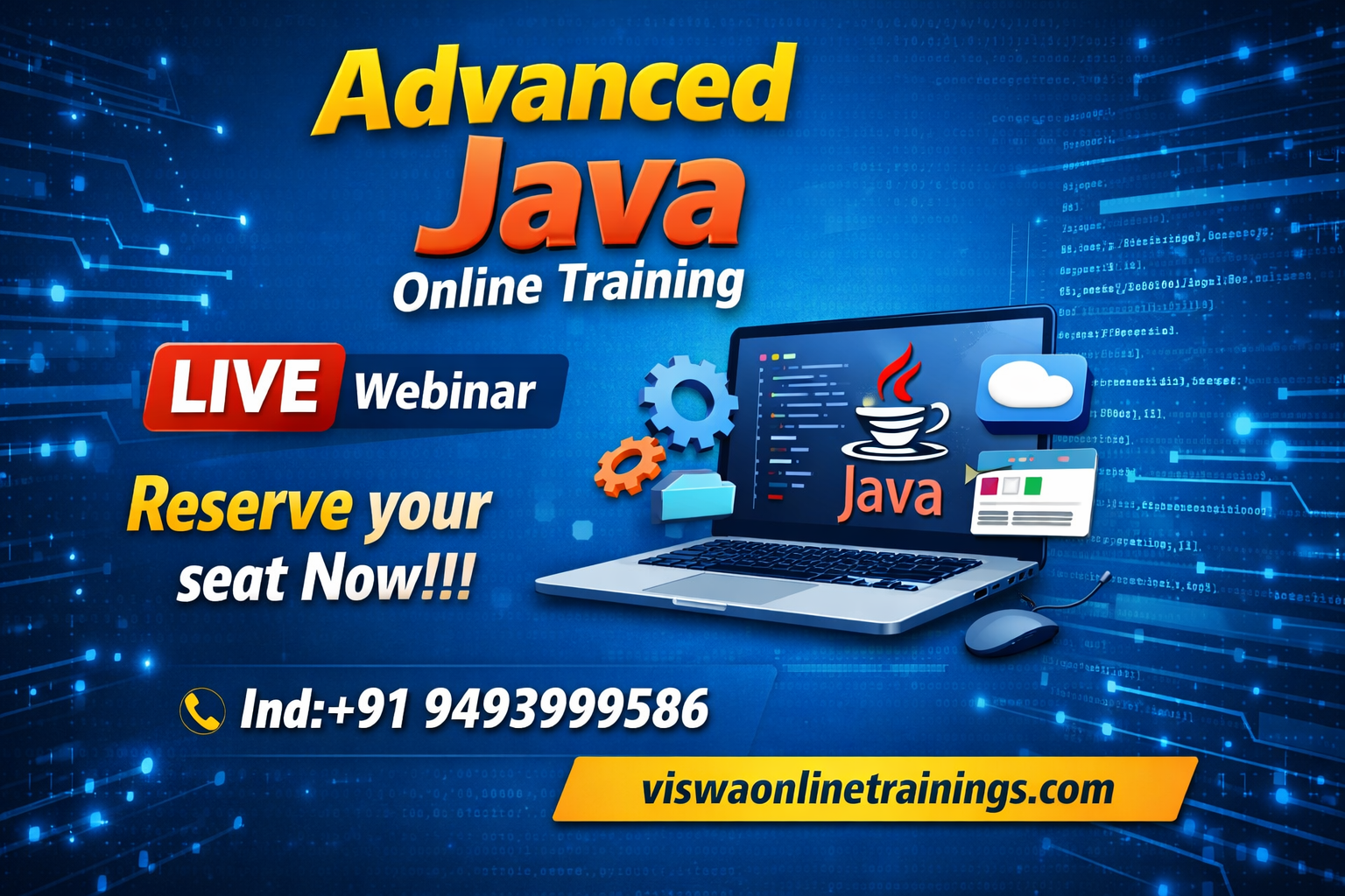Advanced JAVA Online Training by Real-time Trainer in India