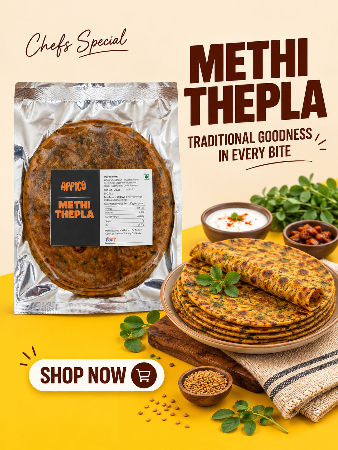 Enjoy Pure Veg Indian Meals Anytime – Order Online with Appico Food!
