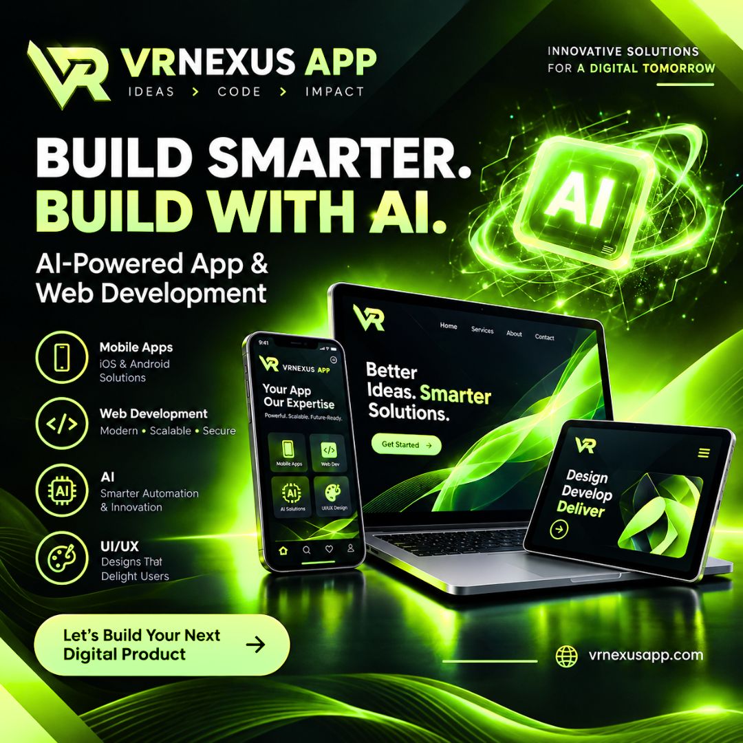 AI Powered Web Development Company in USA | VRNexus Technologies