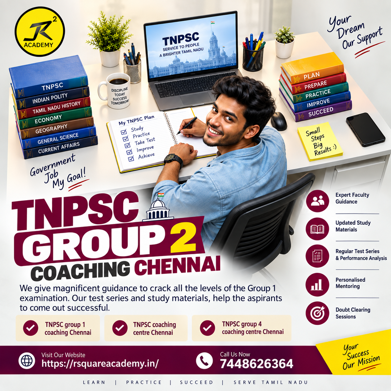 TNPSC Group 2 Coaching Chennai – R Square Academy