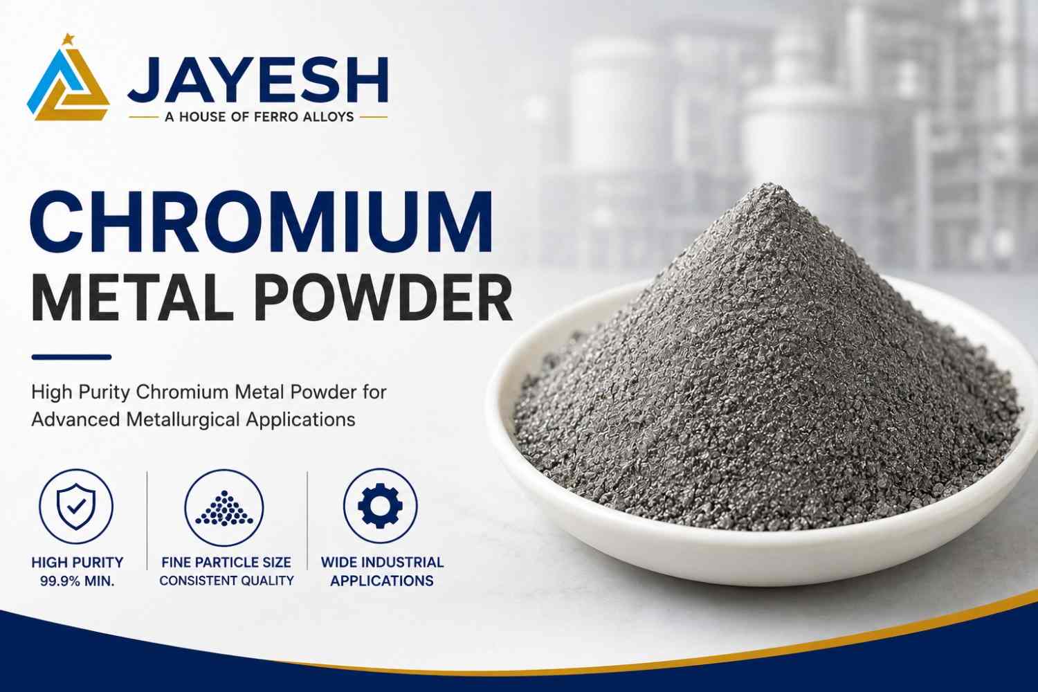 Chromium Metal Powder India – Order Now from Jayesh