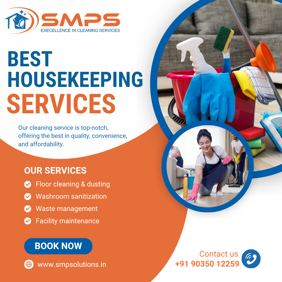 Professional Housekeeping Services in Bangalore | SMP Solutions Cleaning Experts