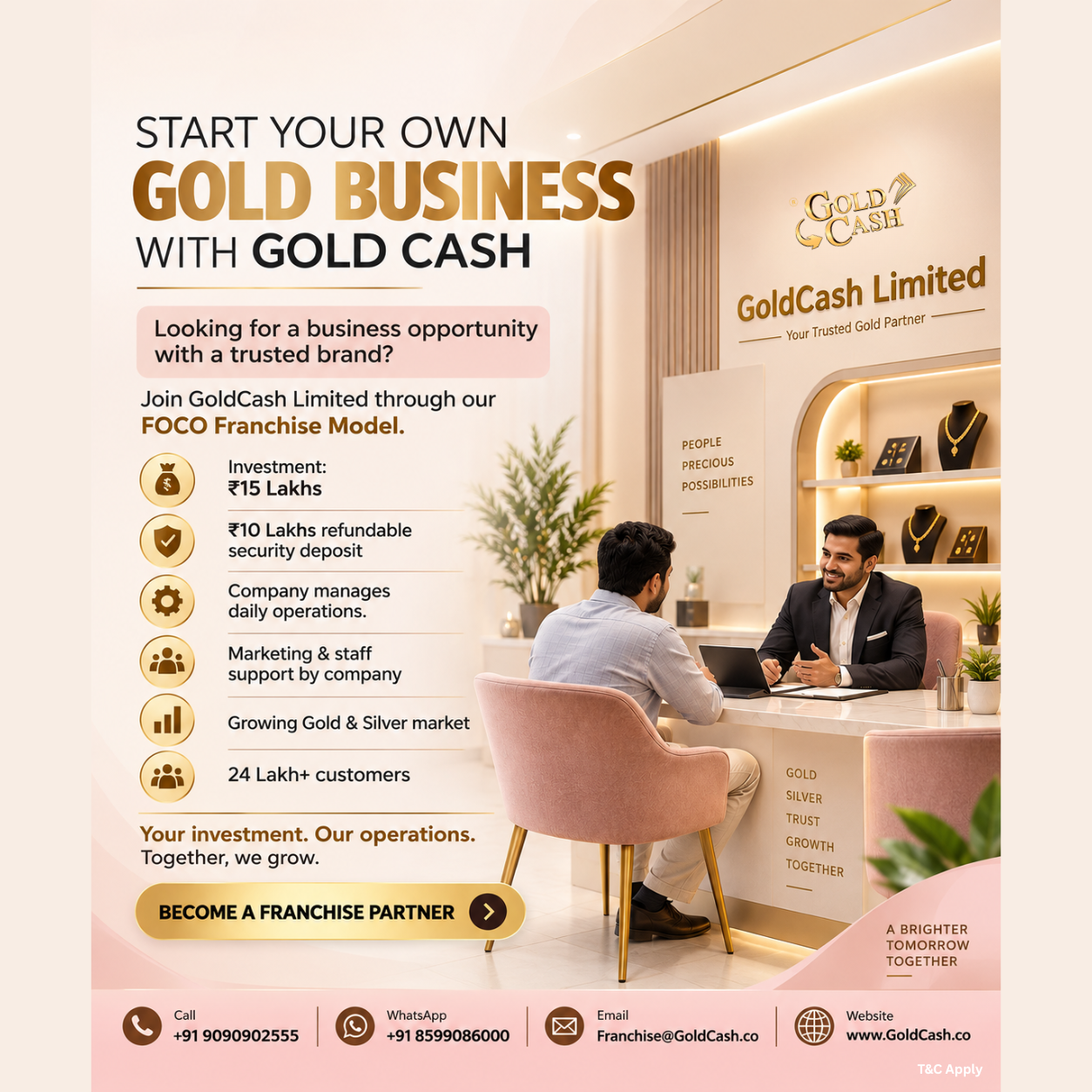 Build Your Own Gold Business with Gold Cash Limited