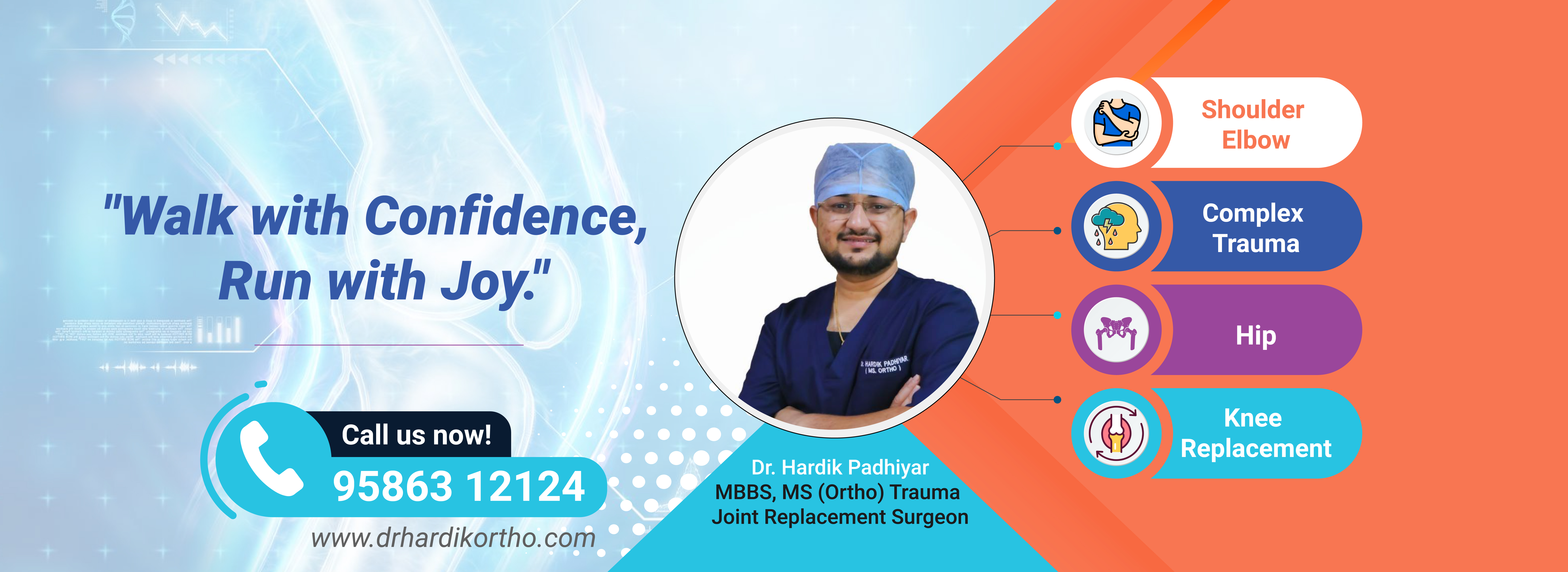 Dr. Hardik Padhiyar - Best Orthopedic Doctor in Ahmedabad