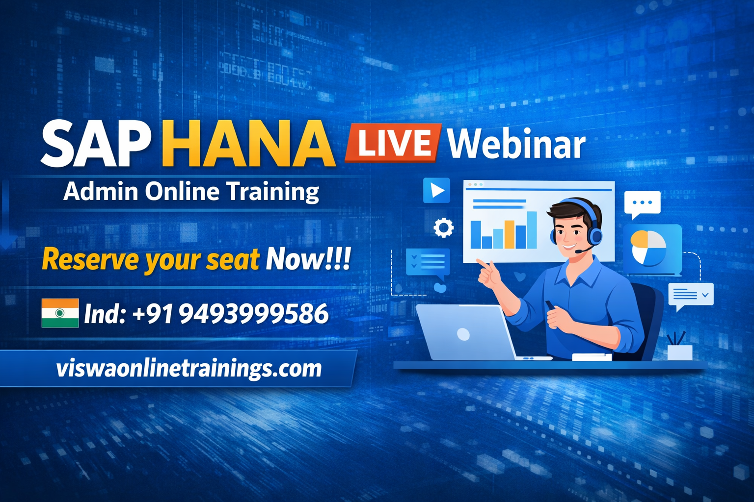 SAP HANA Admin Online Training From Hyderabad India