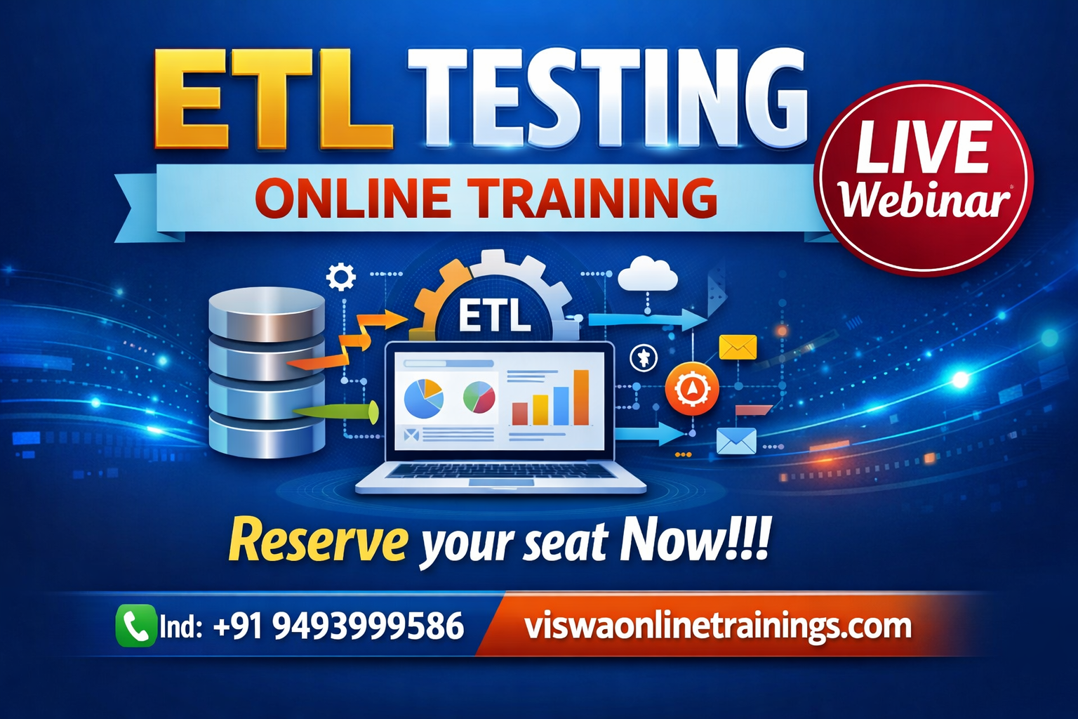 ETL Testing Online Training by Real-time Trainer in India