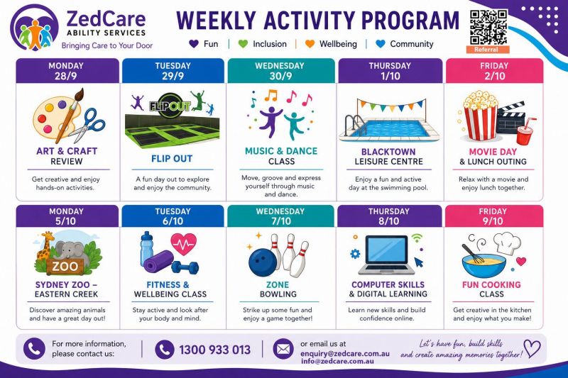 ZedCare School Holiday Program 2026 – Bookings Open!