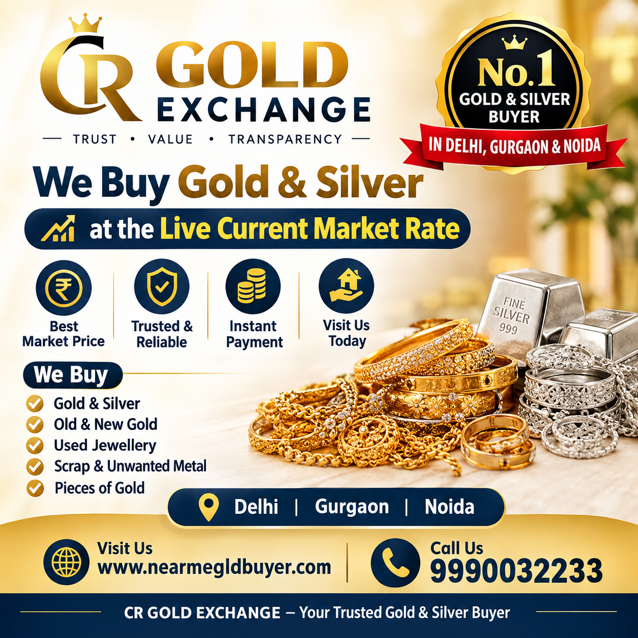 Cash For Gold Buyer In Gurgaon?