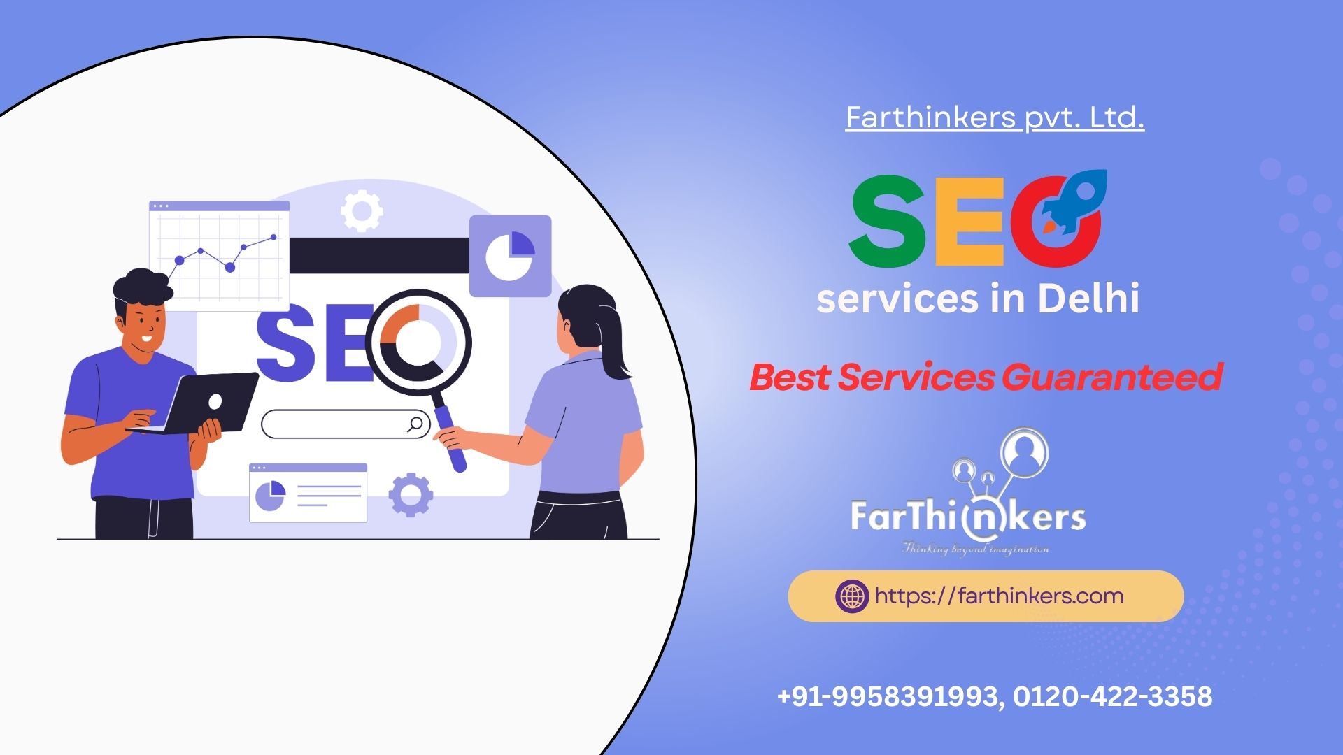 Seo Services in Noida Farthinkers Private Limited Best affordabale Monthly Packages