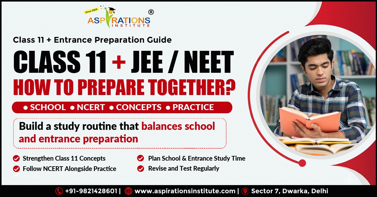 How to Prepare for Class 11 Along with JEE or NEET Foundation