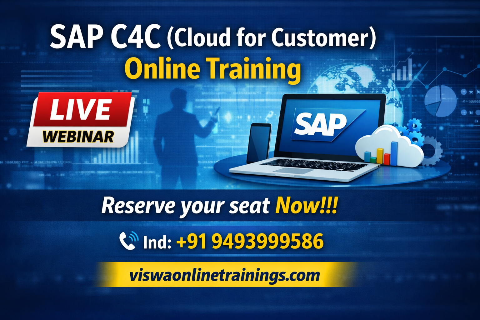 SAP C4C Online Training Institute From Hyderabad India