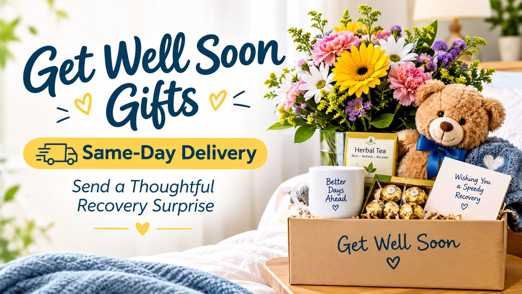 Get Well Soon Gifts Same-Day Delivery | Send a Thoughtful Recovery Surprise