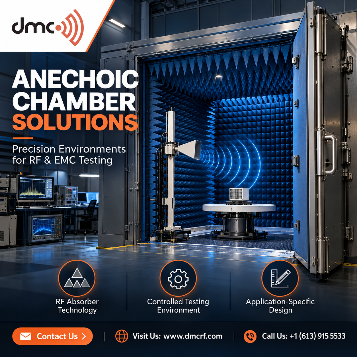 Anechoic Chamber Solutions for Reliable RF Testing