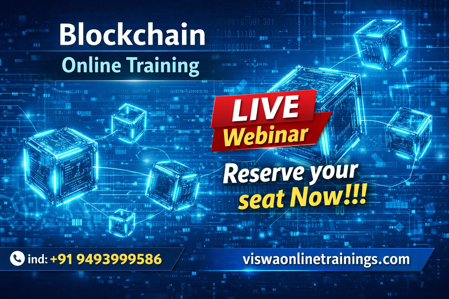 Blockchain Online Training by Real-time Trainer in India