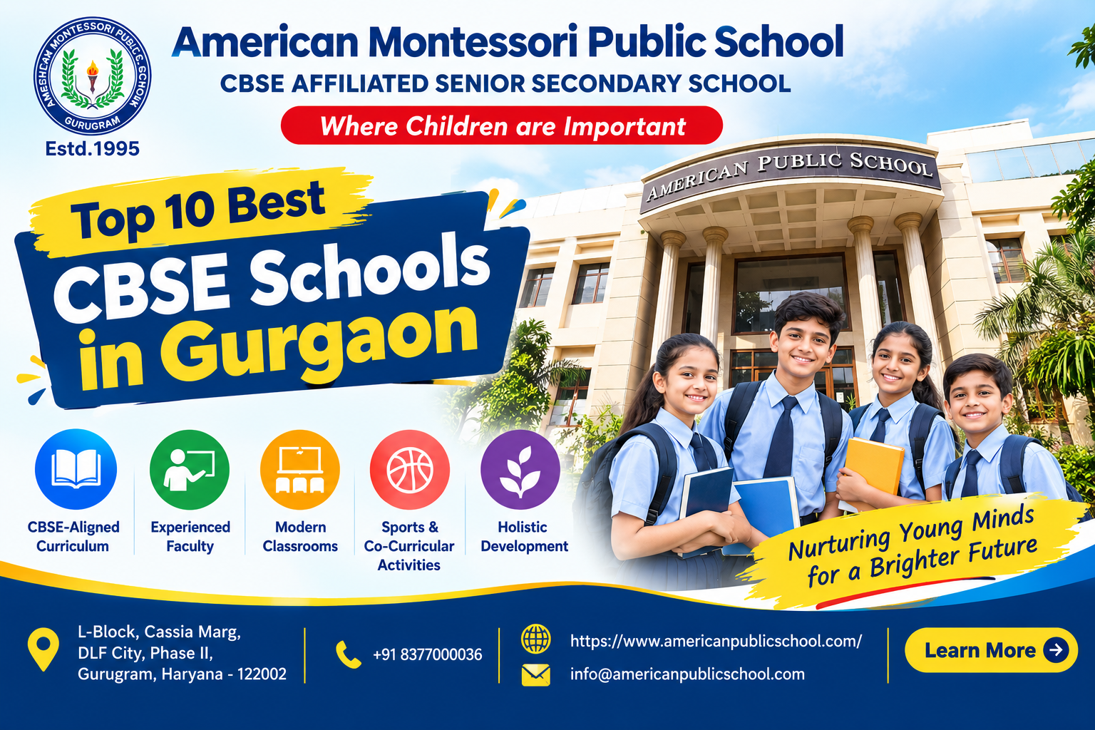 Top 10 Best CBSE Schools in Gurgaon