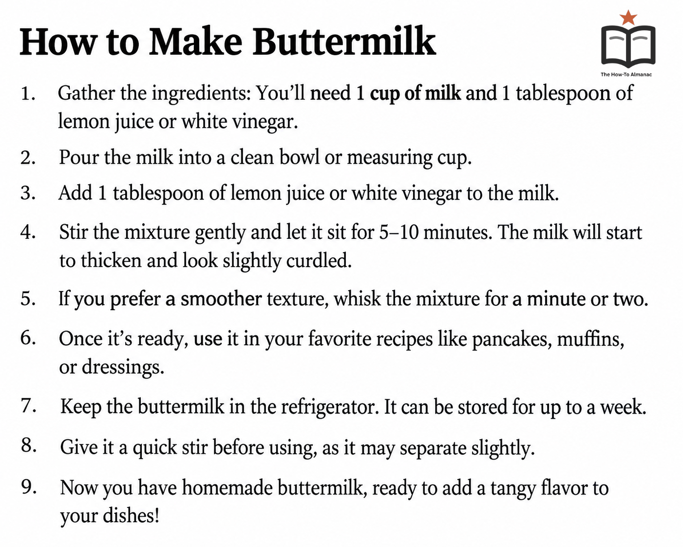 How to Make Buttermilk