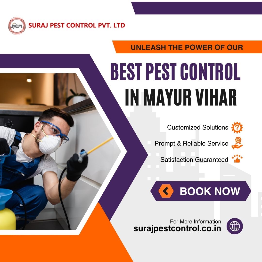 Best Pest Control Services in Mayur Vihar - Book Professional Services