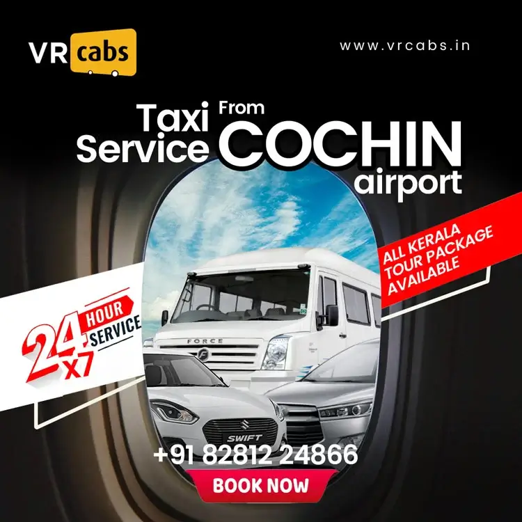 Taxi Service in Kochi Kerala Tour Packages | VR Cabs