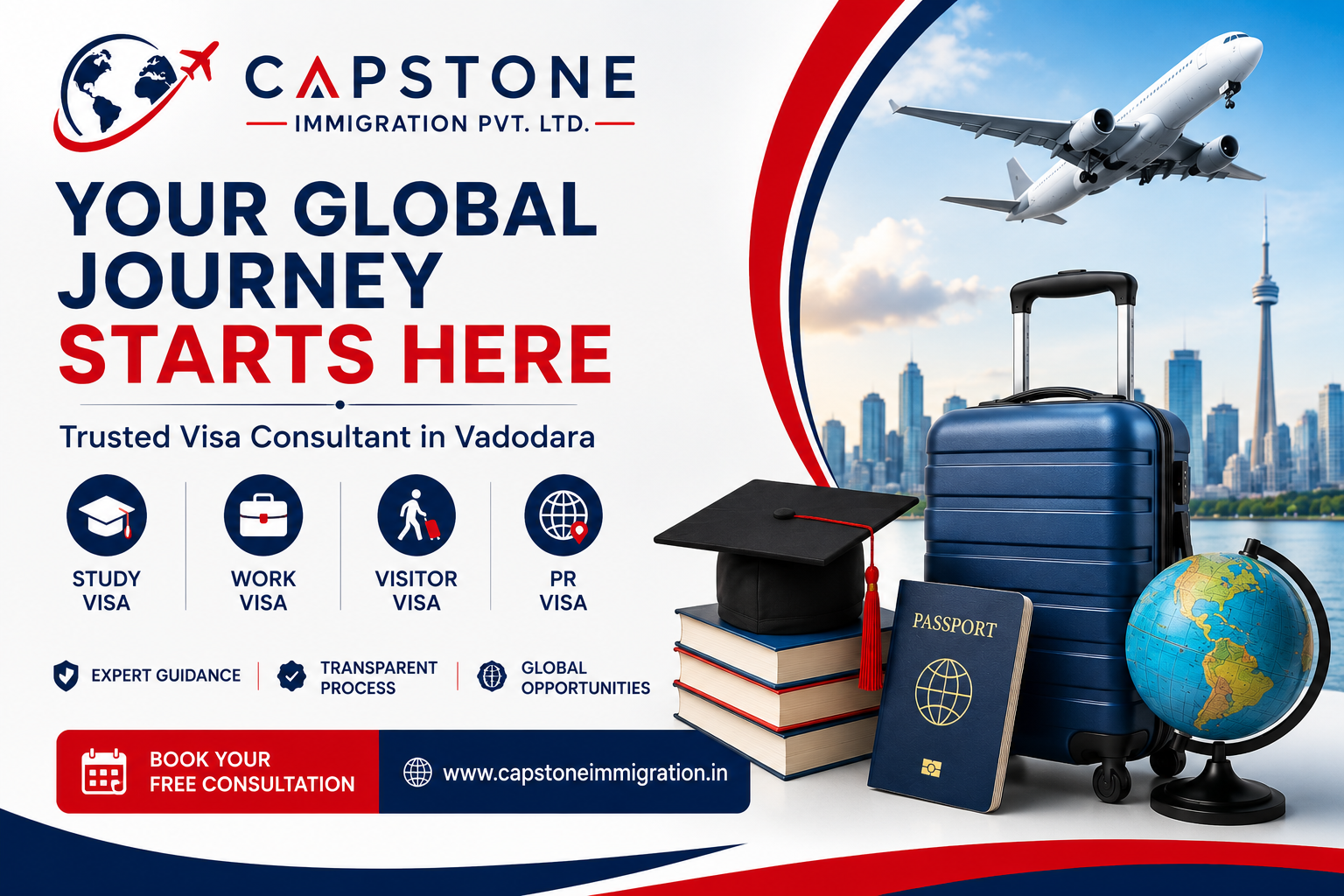 Capstone Immigration Private Limited | visa consultant in vadodara