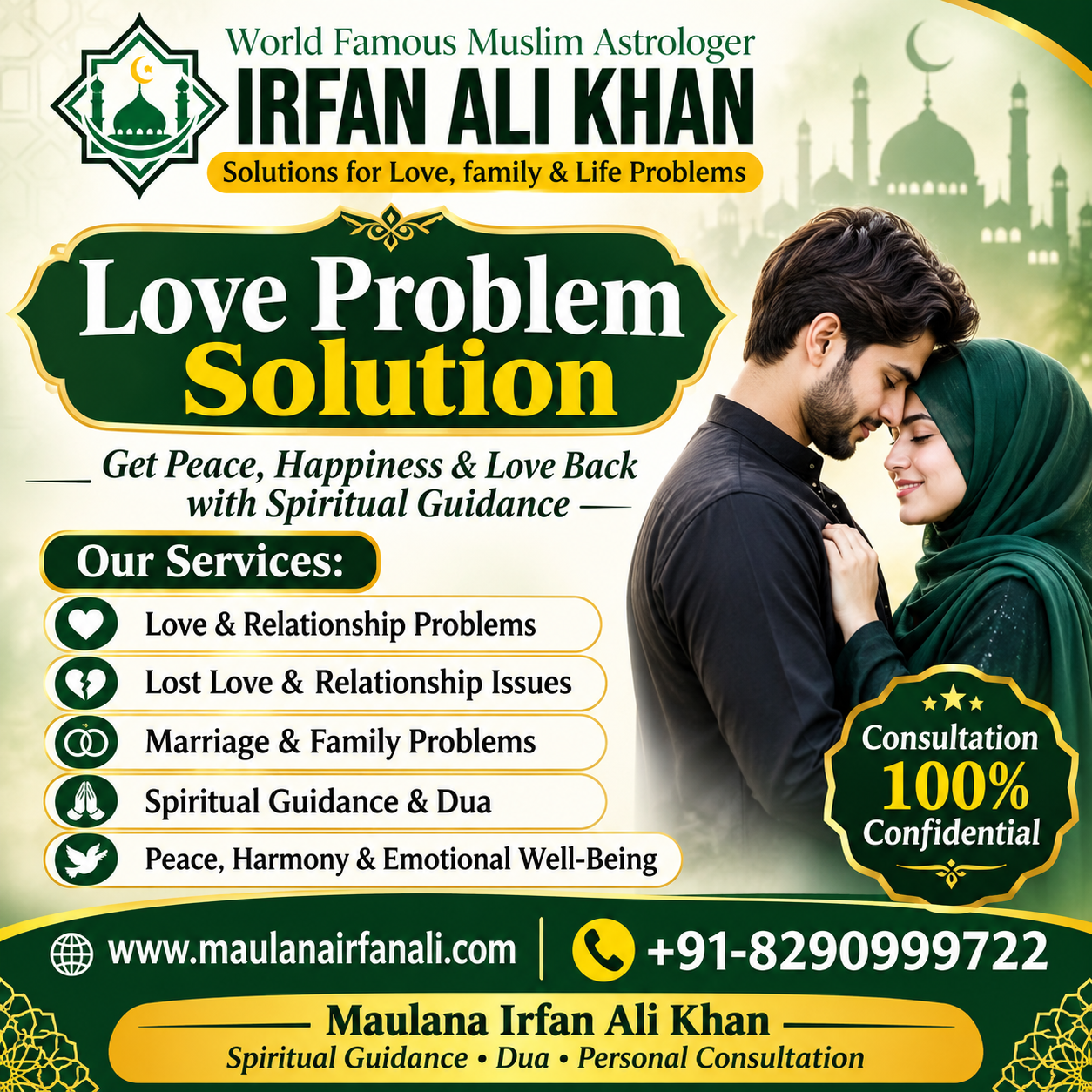Love Problem Solution in Canada – Maulana Irfan Ali Khan