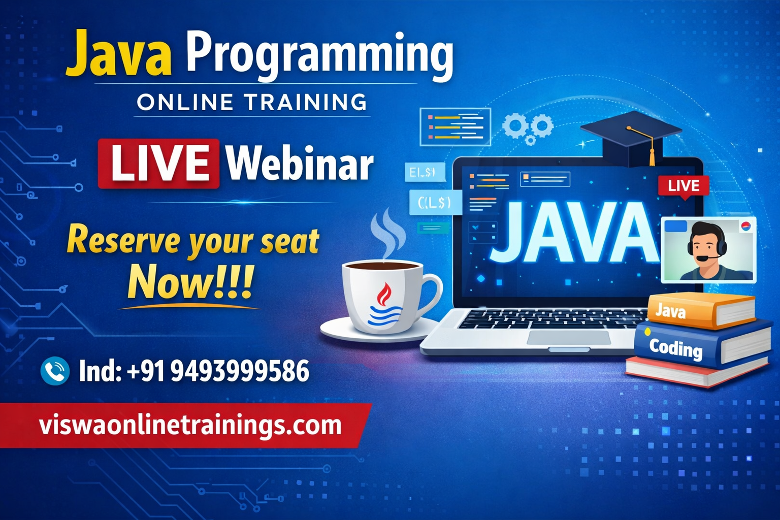 JAVA Online Training by Real-time Trainer in India