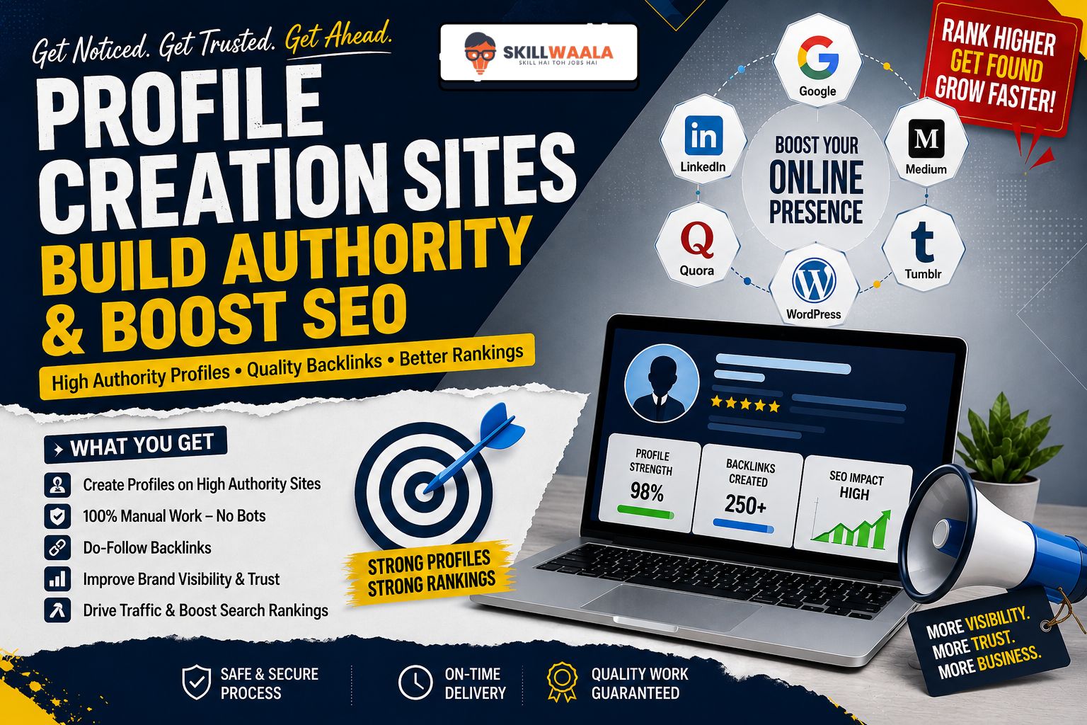 Profile Creation Sites to Build Authority & Boost SEO